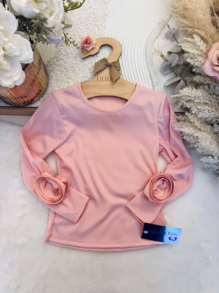 Long Sleeve Rose Top - mylittlev