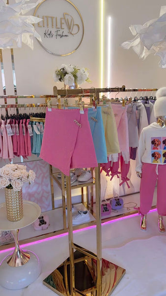 Asymmetrical Sequin Skort