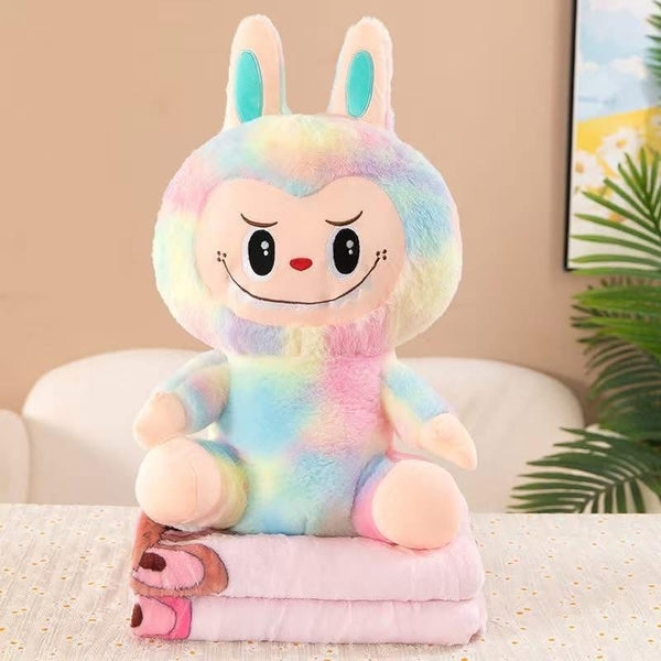 Labubu Plush with Blanket