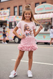 Frill Mini Skirt