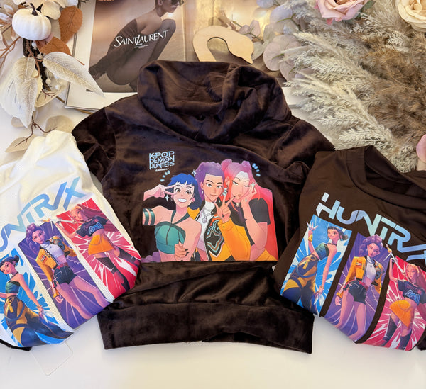 K Pop Demon Hunters Velour Hoodie