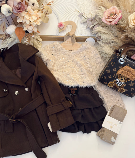 Chocolate Frill Skirt