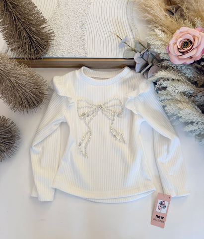Pearl Bow Top