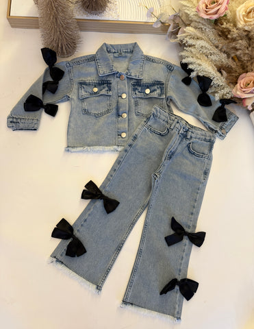 Bow Denim Outfit