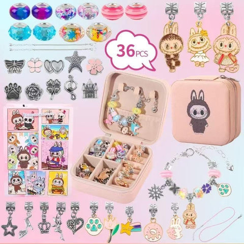 LaBubu Charm Bracelet Set