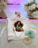 White Sweatshirt - mylittlev