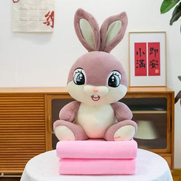 Bunny Plush with Blanket - mylittlev