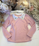 Sequin Collar Top