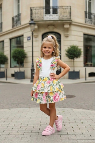 Lemon Top & Shorts Set