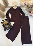 Chocolate Knitted Outfit