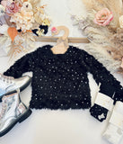 Fluffy Sequin Jumper