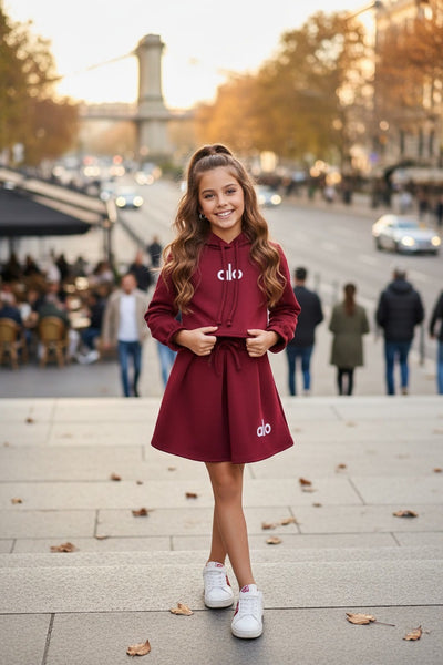 Hoodie & Skirt Set - mylittlev