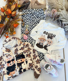 Leopard Velour Flares