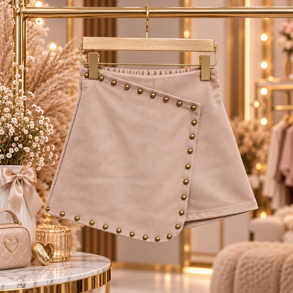 Beige Skorts
