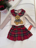 Teddy Tartan Outfit
