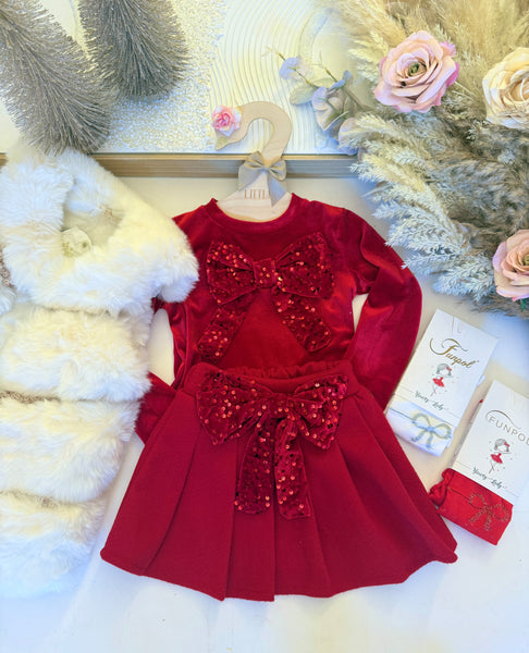 Sequin Bow Outfit