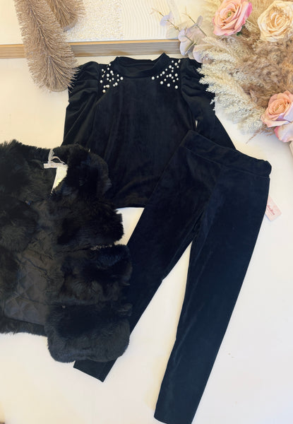 Pearl Velour Tracksuit