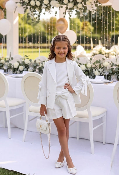 Elegant White Formal Set - mylittlev