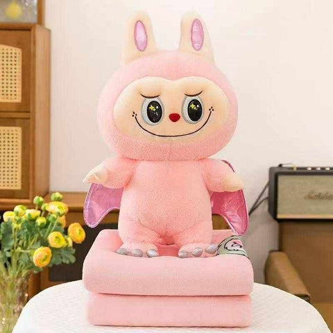 Labubu Plush with Blanket