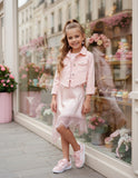 Asymmetrical Satin Skirt