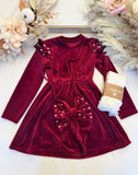 Velour Pearl Dress
