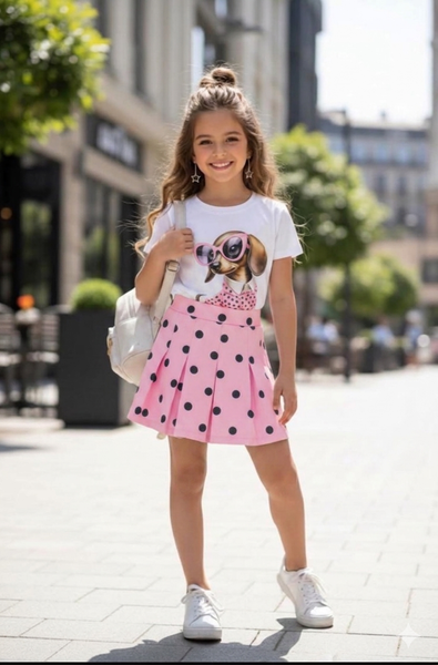Sausage Dog Polka Dot Set - mylittlev