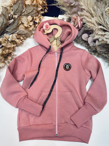 Zip Up Cotton Hoodie