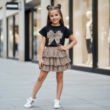Chic & Checkered Elegant Bow Set