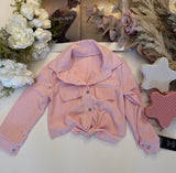 Pink Sequin Shirt