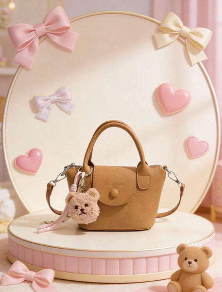 Cute Teddy Bear Charm Bag