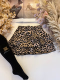 Leopard Style Cotton Skirt