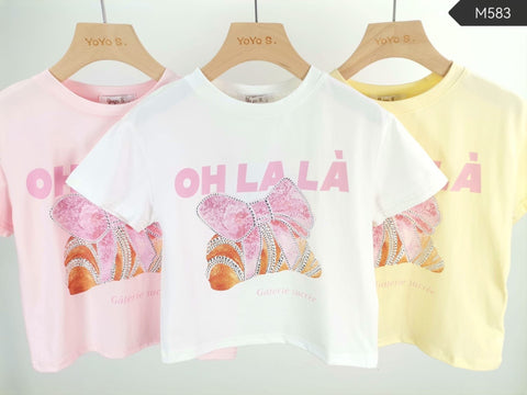 Yellow Croissaint T-Shirt - mylittlev