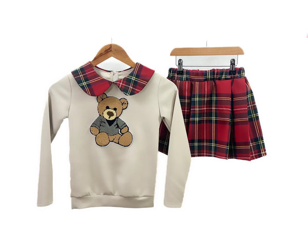 Teddy Tartan Outfit
