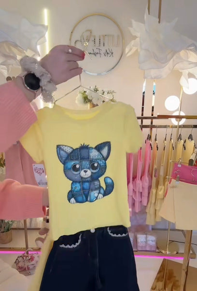 Cat T- Shirt - mylittlev