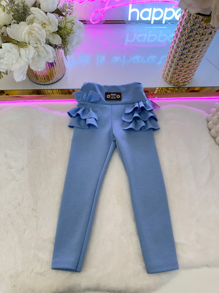 Girls Frill Detail Pants - mylittlev