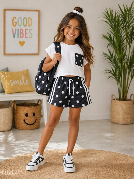 Polka Dot Sports Set - mylittlev