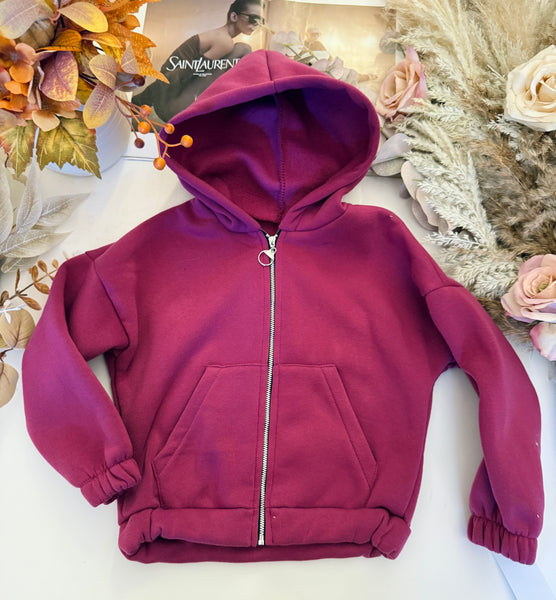 Teddy Zip up Cotton Jacket