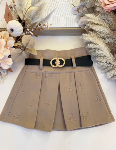 Bow Etched Skirt