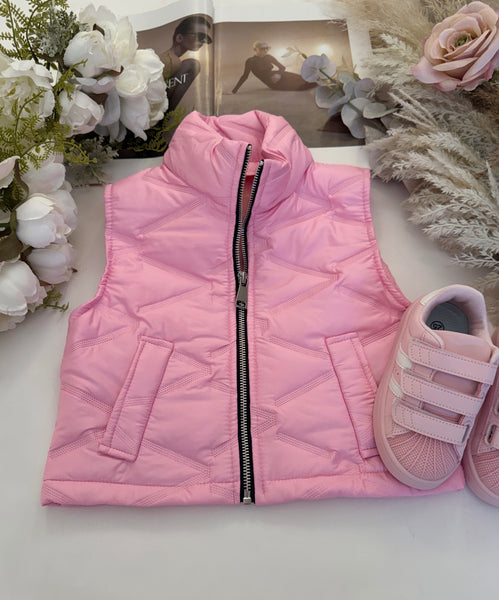 Pink Spring Gilet
