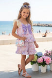 Butterfly Bliss Bow Top & Ruffle Shorts Set - mylittlev