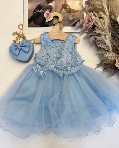 Elegant Blue Dress