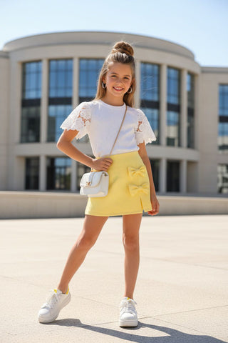 White Sequin Top