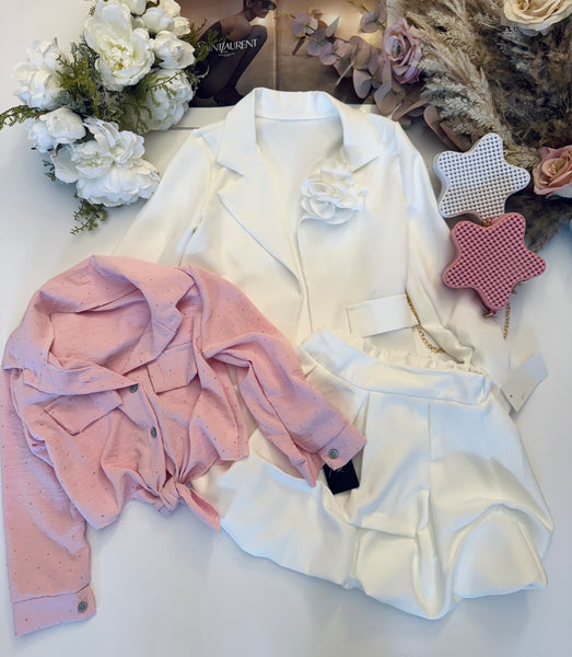 Pink Sequin Shirt
