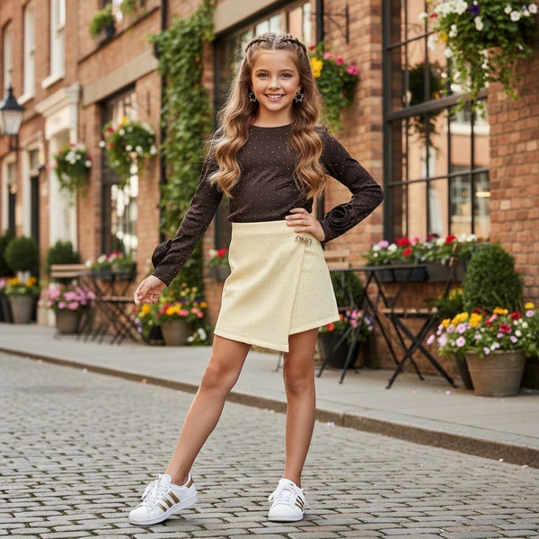 Asymmetrical Sequin Skort