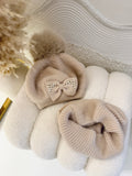 Bow Hat & Snood Set