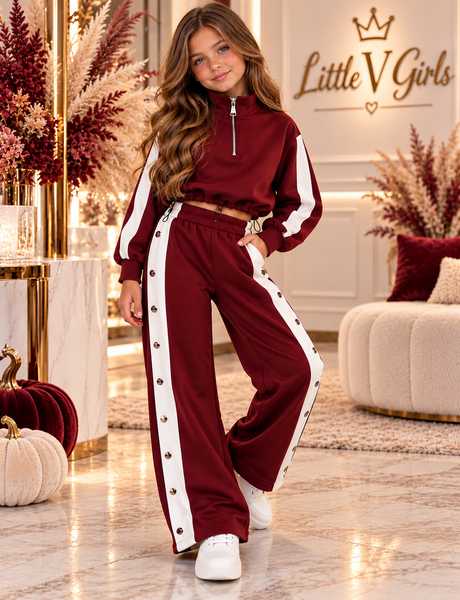 Burgundy Tracksuit