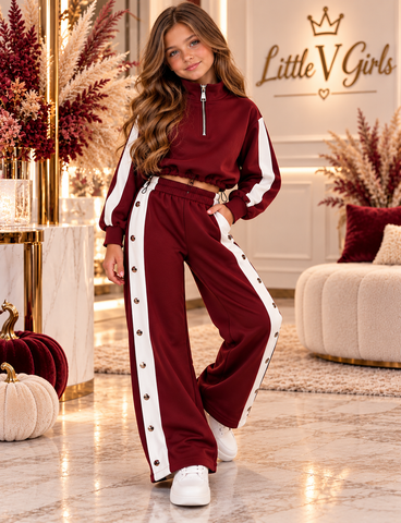Burgundy Tracksuit