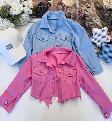 Sequin Denim Jacket