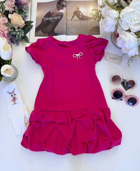 Ruffled Bow Dress