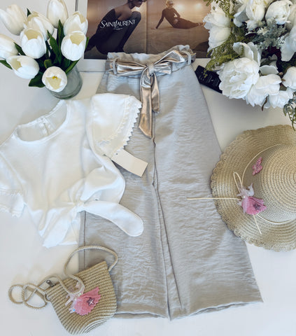 Wide Leg Summer Trousers